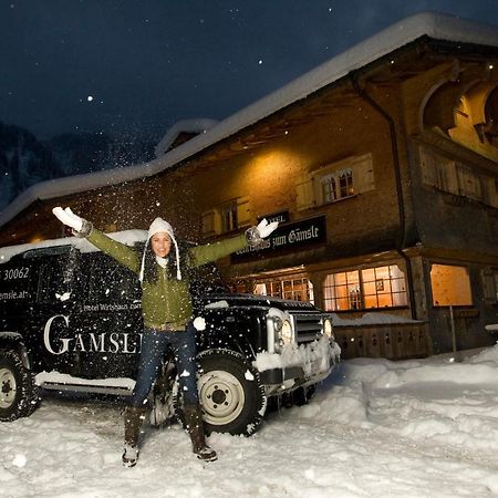 Gaemsle Hotel, Wirtshaus & Mehr Schoppernau Bagian luar foto