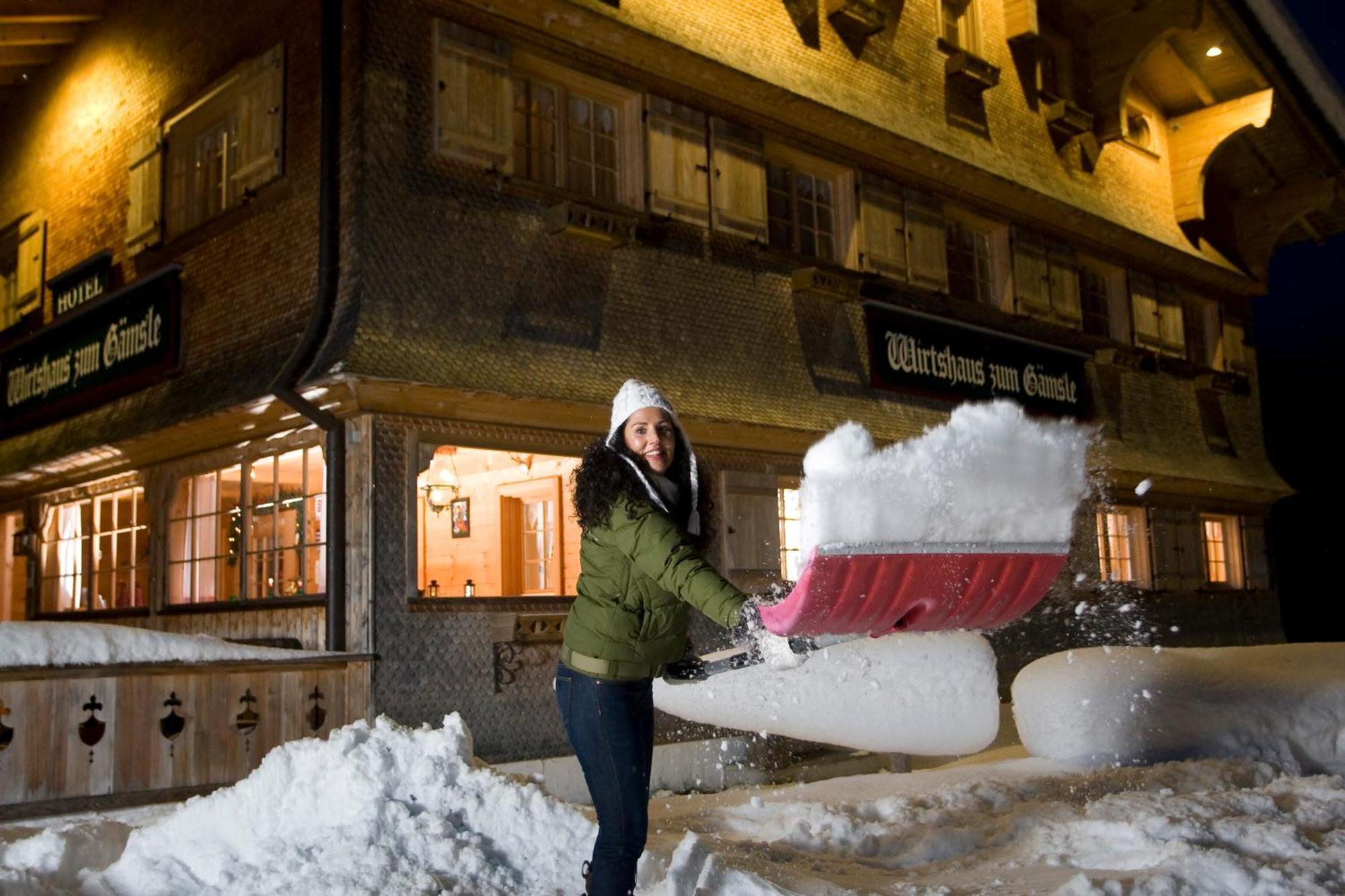 Gaemsle Hotel, Wirtshaus & Mehr Schoppernau Bagian luar foto