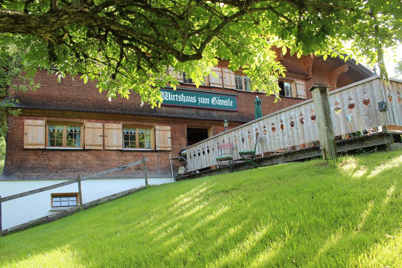 Gaemsle Hotel, Wirtshaus & Mehr Schoppernau Bagian luar foto